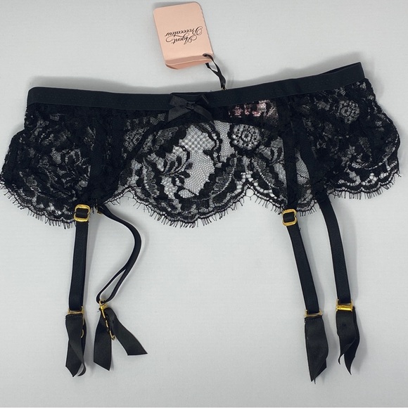 NWT Agent Provocateur Kendall Black Suspender - Picture 7 of 14